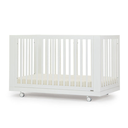 dadada Spirit 8-in-1 Convertible Crib - White / Natural - 16031-da