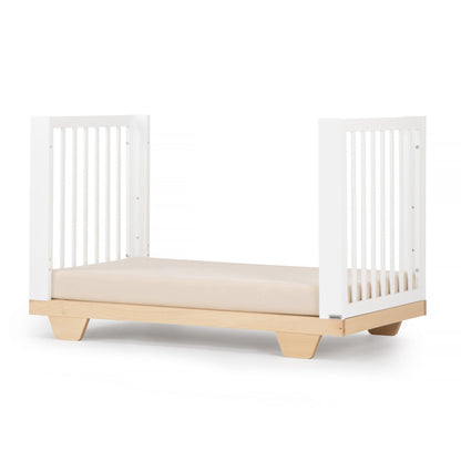dadada Spirit 8-in-1 Convertible Crib - White / Natural - 16031-da