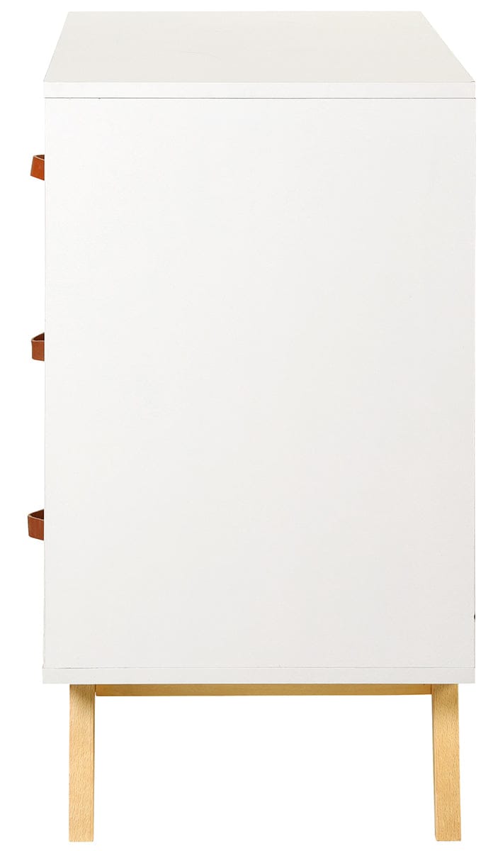 dadada Tribeca 6-Drawer Dresser - White / Natural - 40831