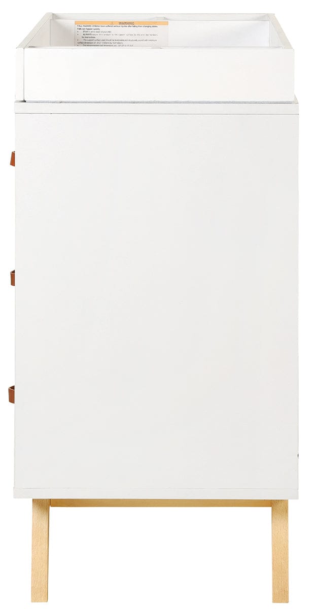 dadada Tribeca 6-Drawer Dresser - White / Natural - 40831