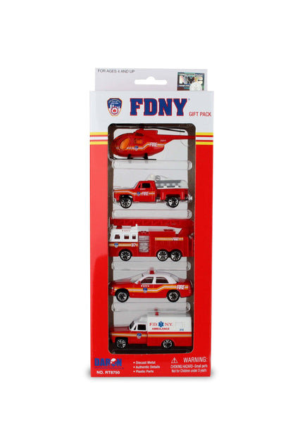Daron Toys FDNY 5 Piece Vehicle Gift Set