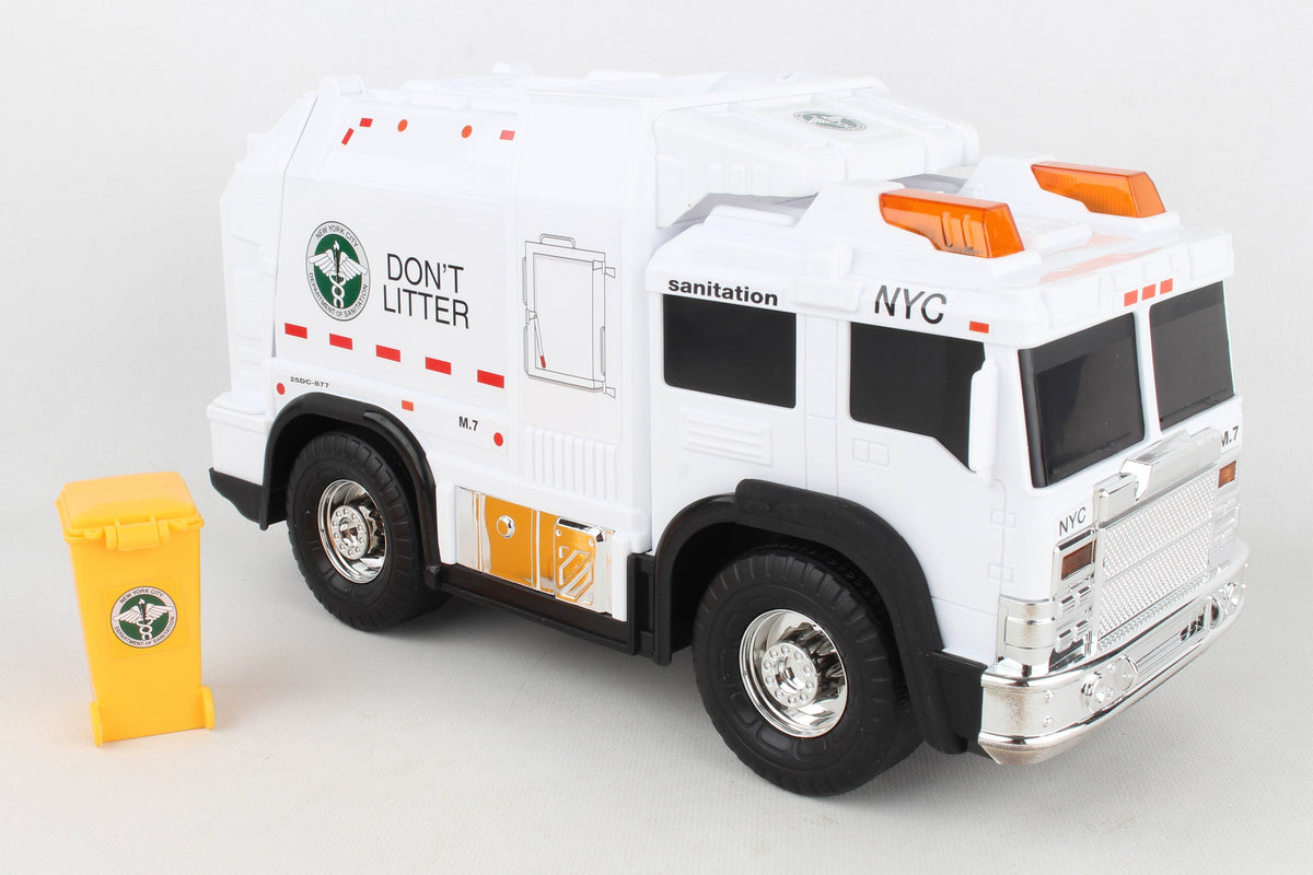 Daron Toys NYC Sanitation Garbage Truck W/Lights & Sound