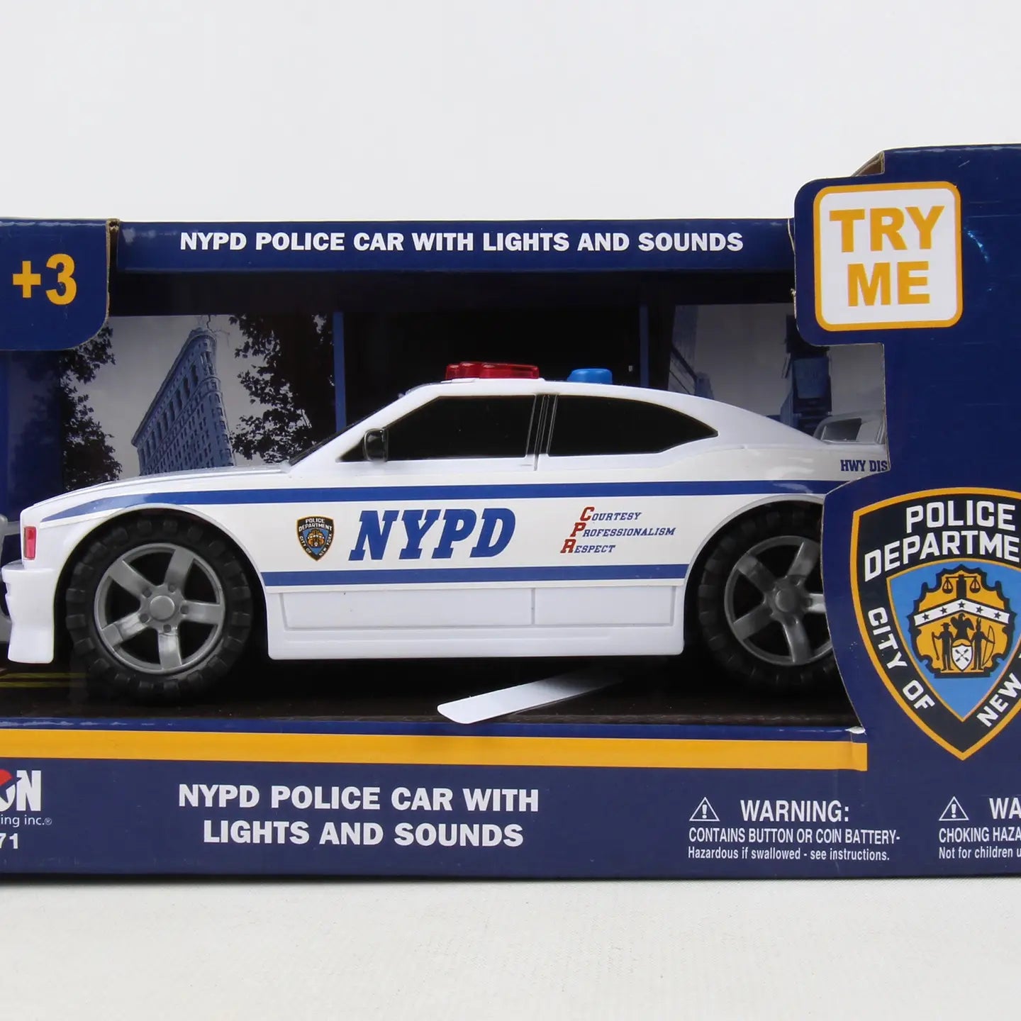 Daron Toys NYPD Police Car W/Lights & Sound - NY554771
