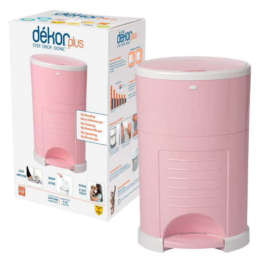 Dekor Diaper Dekor Plus Diaper Pail - Soft Pink - 2-12022-1