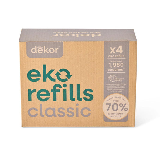 Dekor Eko Classic Diaper Pail Refill (4 Pack) - 2-23302