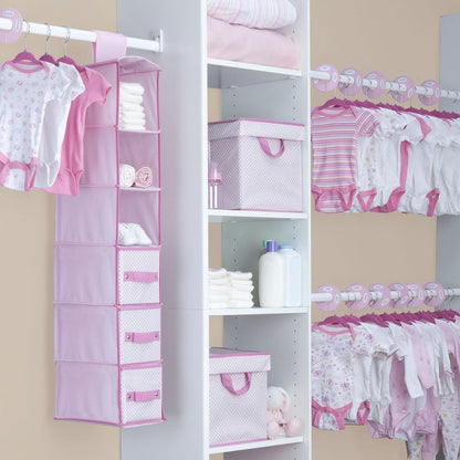 Delta 48 Piece Nursery Storage Set - Pink - SS2055-689