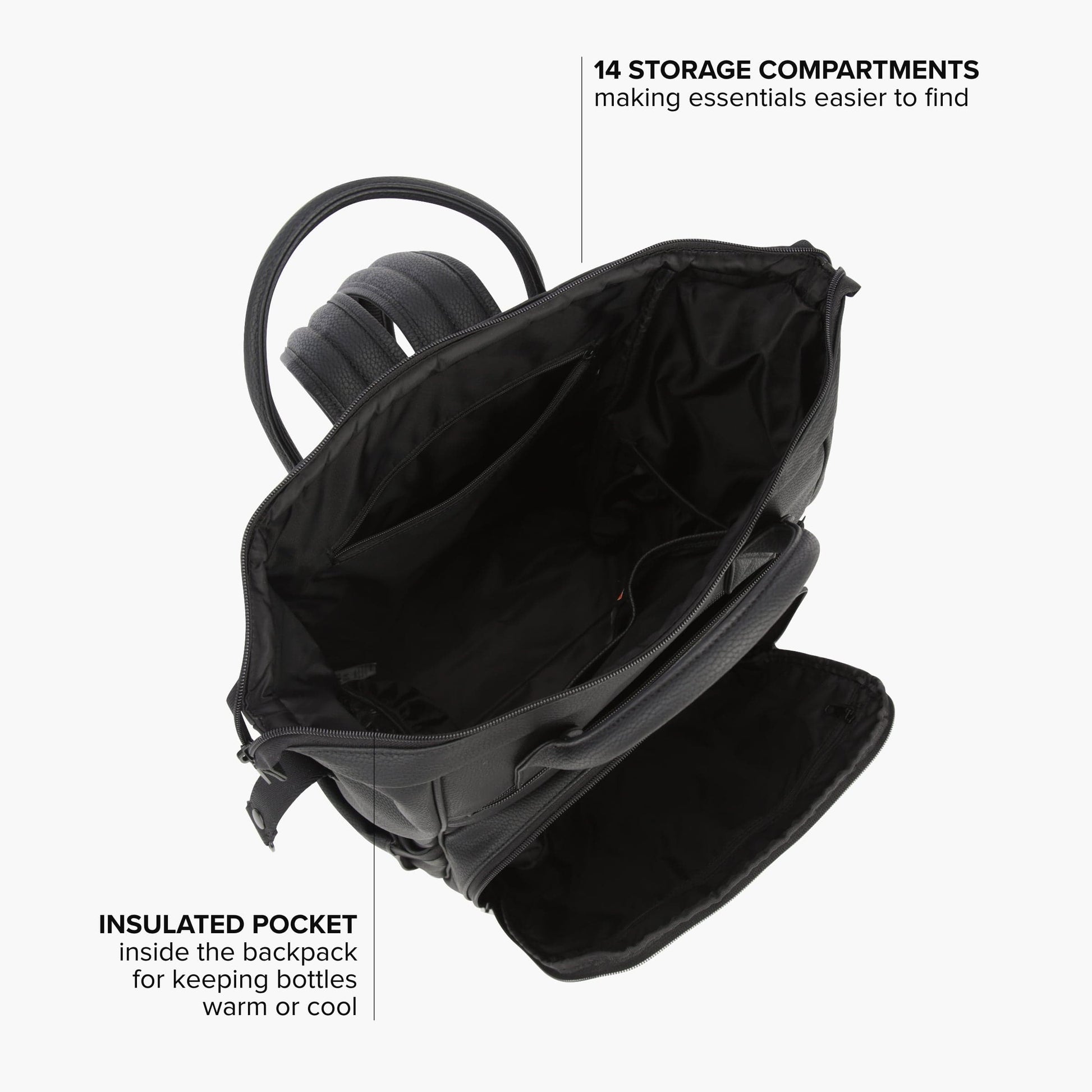 DFY. R1 Diaper Backpack - Black - DFY01-207-99-005-001