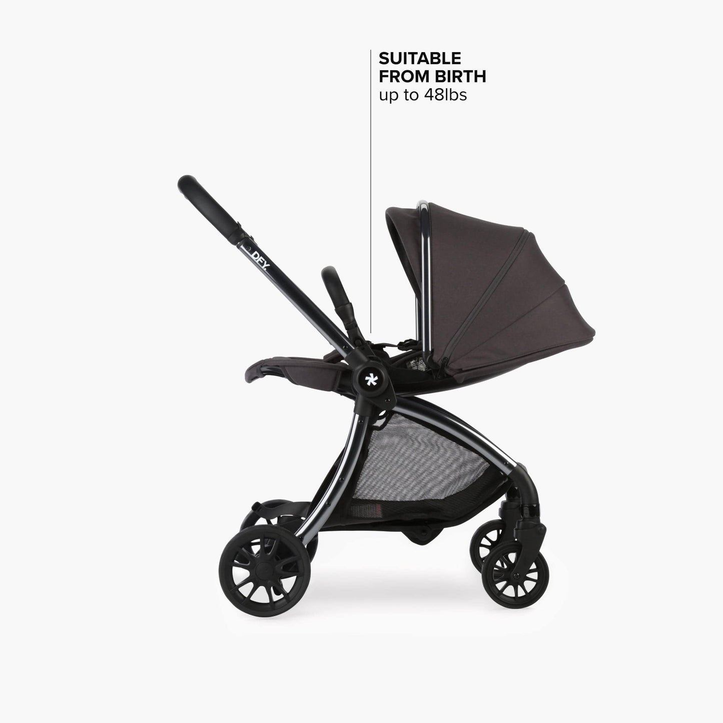 DFY. R1 Stroller - Gunmetal / Grey - DFY01-101-12-003-001