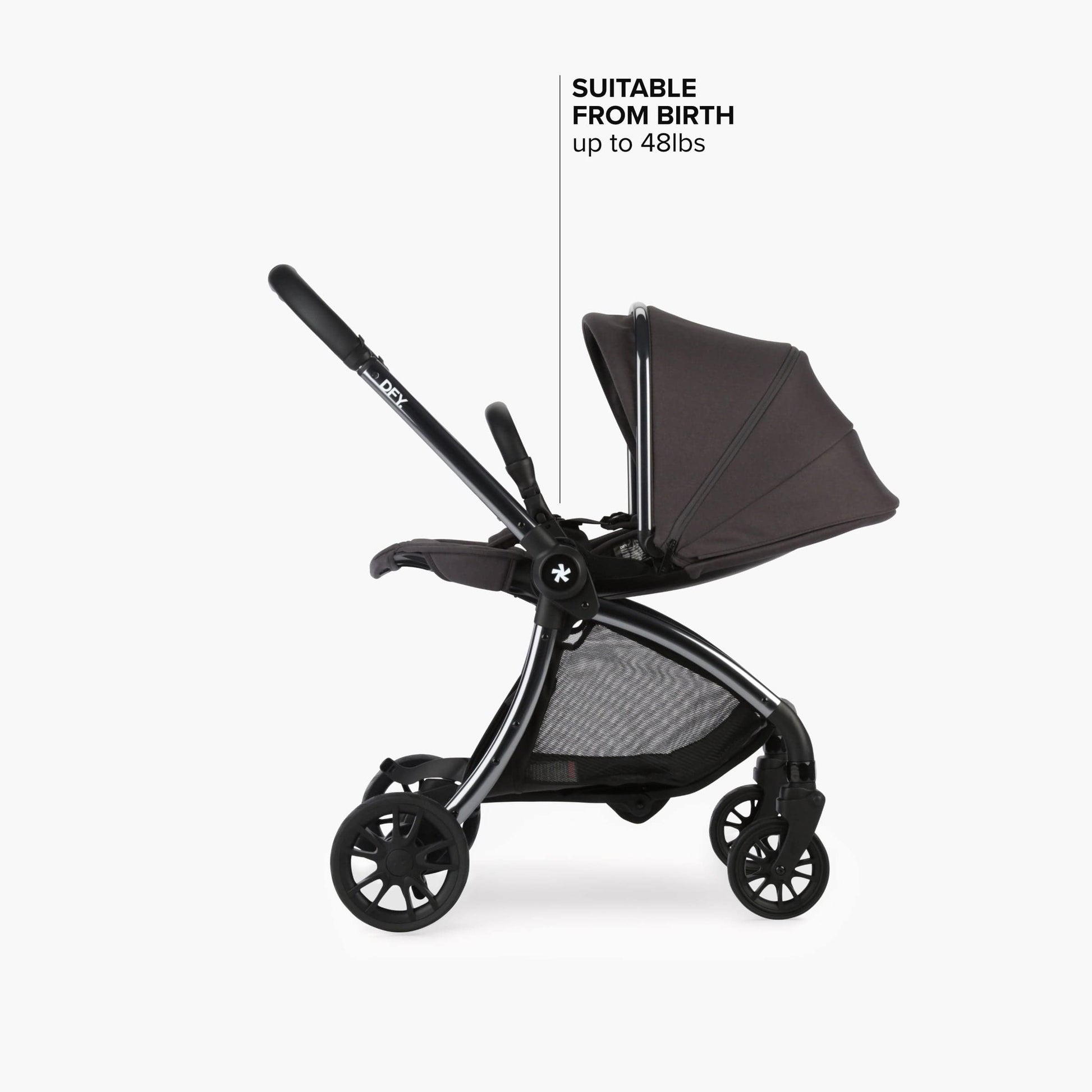 DFY. R1 Stroller - Gunmetal / Grey - DFY01-101-12-003-001