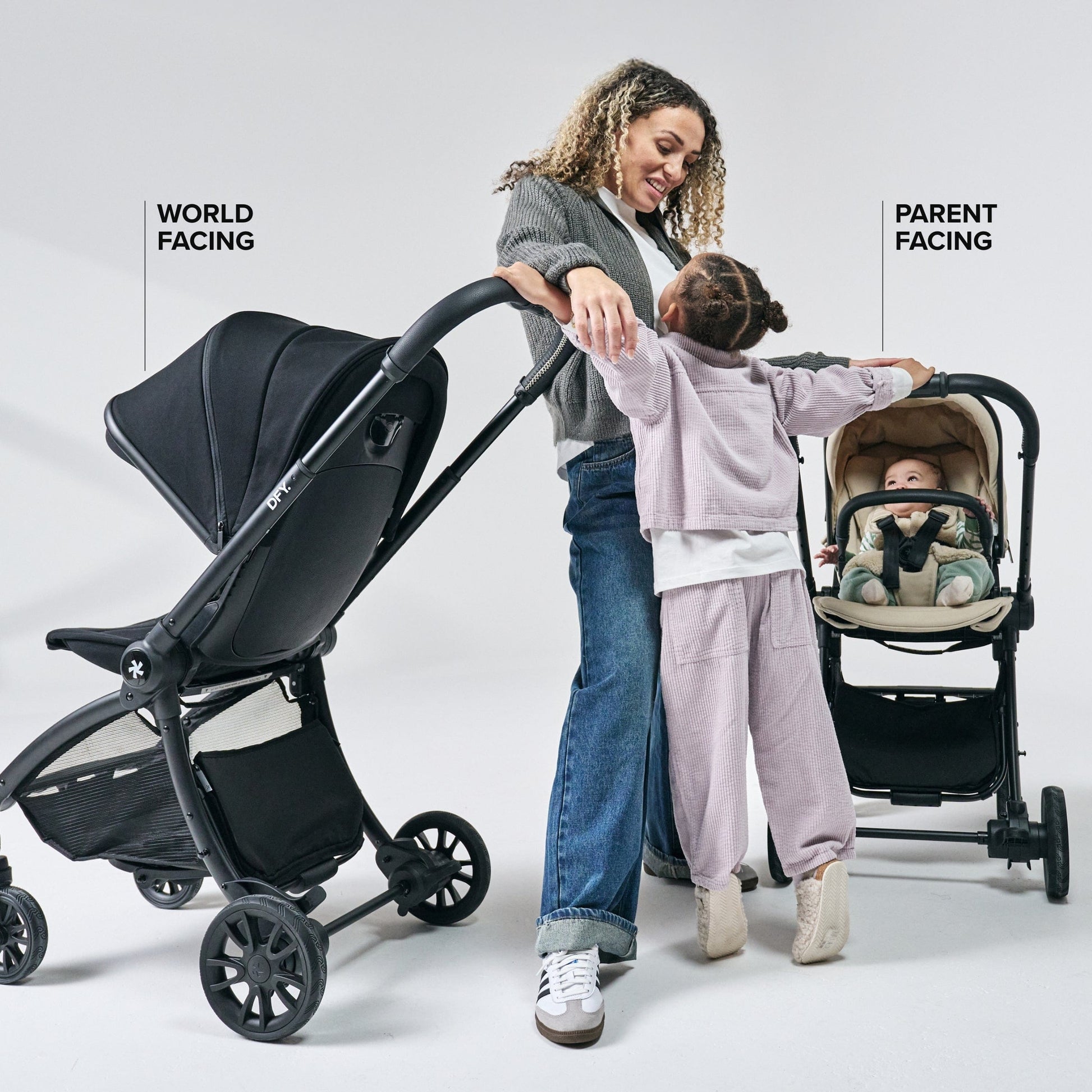 DFY. R1 Stroller - Gunmetal / Grey - DFY01-101-12-003-001