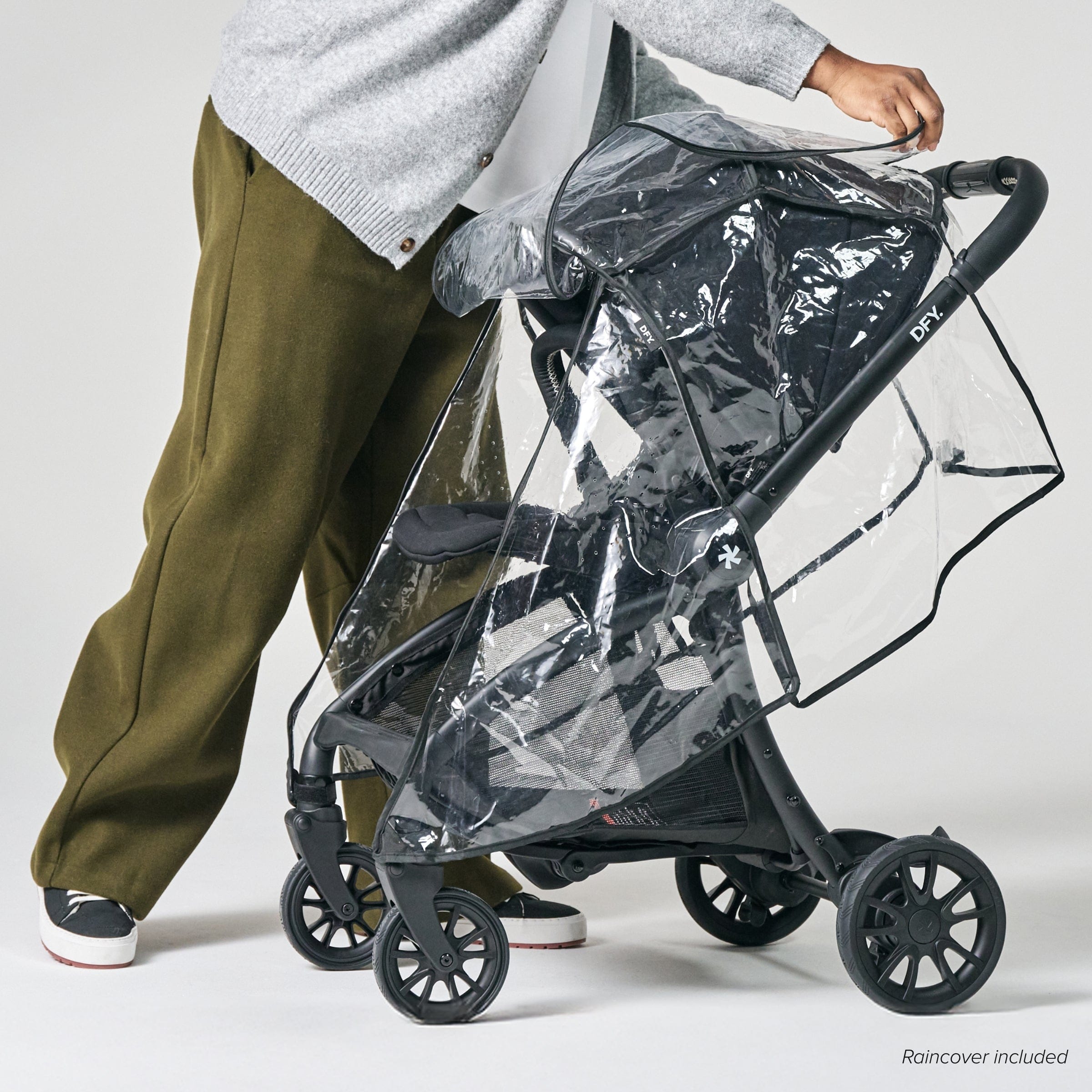 DFY. R1 Stroller - Matte Black / Cream – Albee Baby