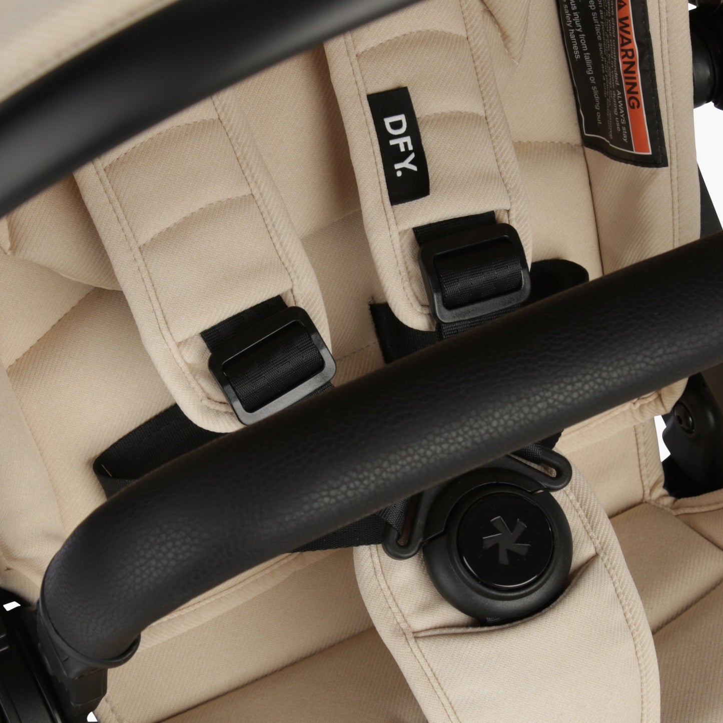 DFY. R1 Stroller -  Matte Black / Cream - DFY01-101-01-002-001