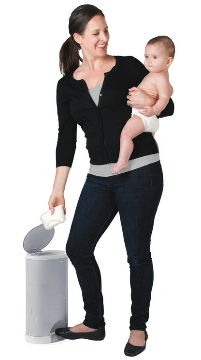Dekor Diaper Dekor Mini Diaper Pail - Gray - 2-10026-1