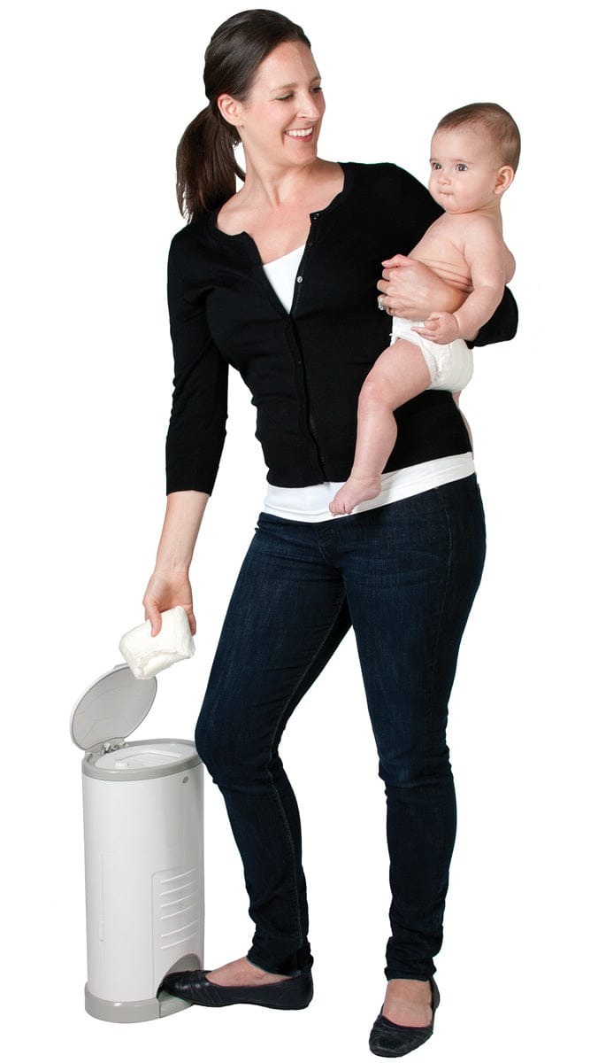 Dekor Diaper Dekor Mini Diaper Pail - White - 2-10021