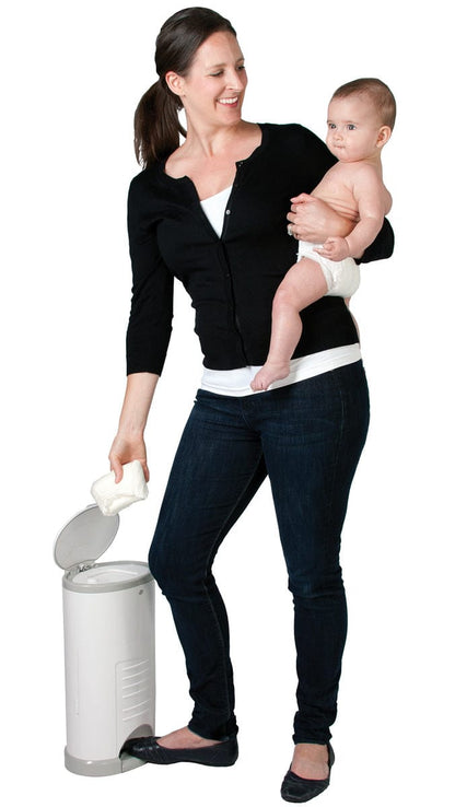 Dekor Diaper Dekor Mini Diaper Pail - White - 2-10021