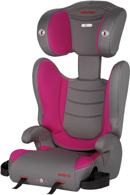 Diono Cambria High Back Belt Positioning Booster Car Seat - Raspberry - 31120