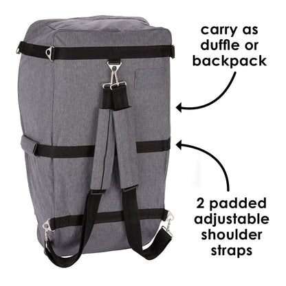 Diono Car Seat Travel Backpack - Gray - 40613-GL-01
