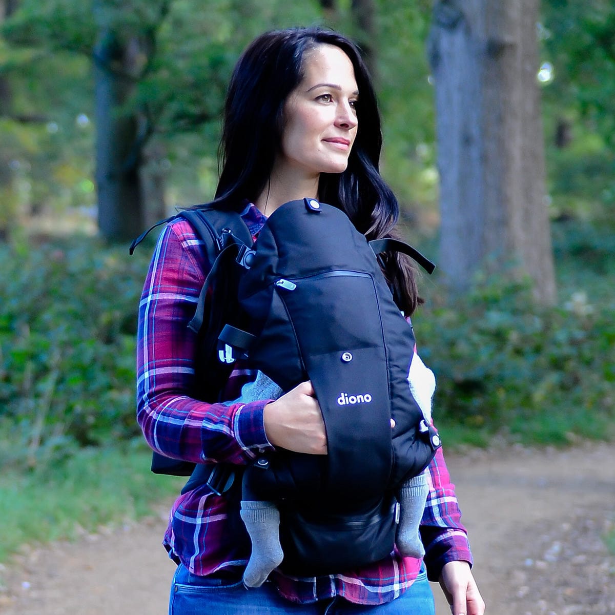 Diono Carus Complete 4-in-1 Baby Carrier + Detachable Backpack - Light Grey - 27274