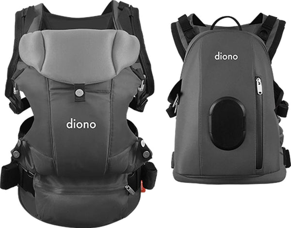 Diono Carus Complete 4-in-1 Baby Carrier + Detachable Backpack