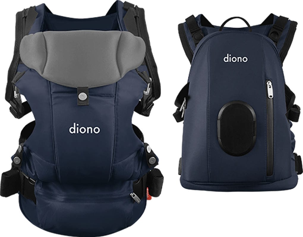 Diono Carus Complete 4-in-1 Baby Carrier + Detachable Backpack - Navy - 27272