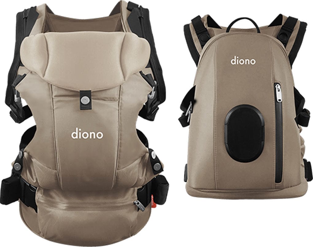 Diono Carus Complete 4-in-1 Baby Carrier + Detachable Backpack - Sand - 27271
