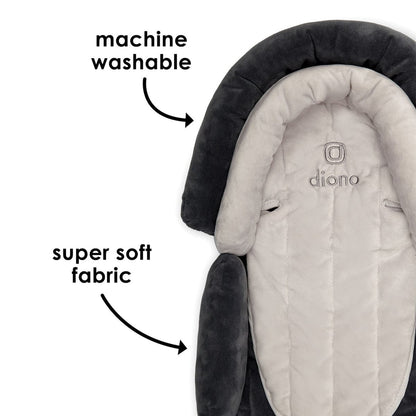 Diono Cuddle Soft, 2-in-1 Head Support, Grey/Arctic - 40289