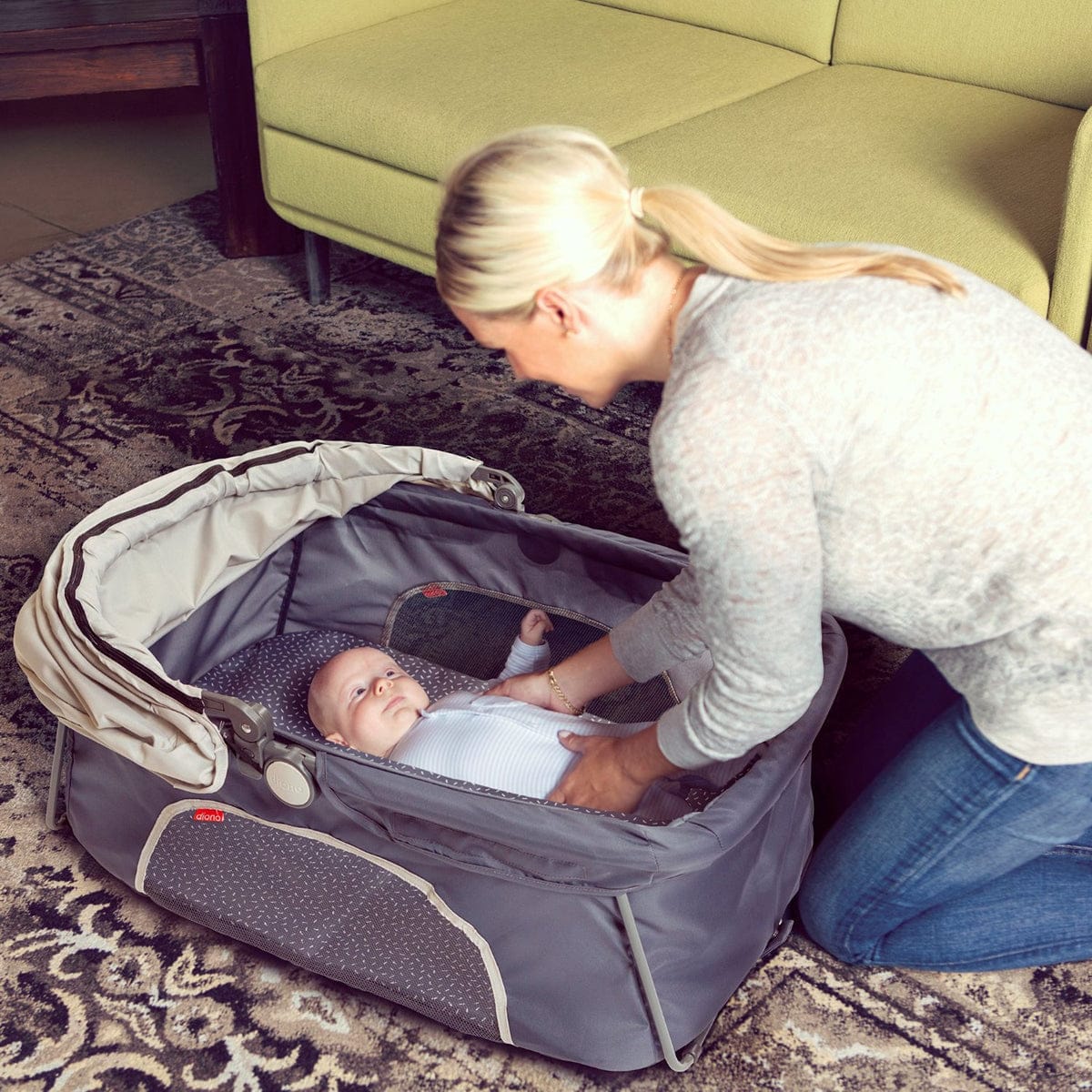 Diono Dreamliner Travel Bassinet - Grey - 71001-D