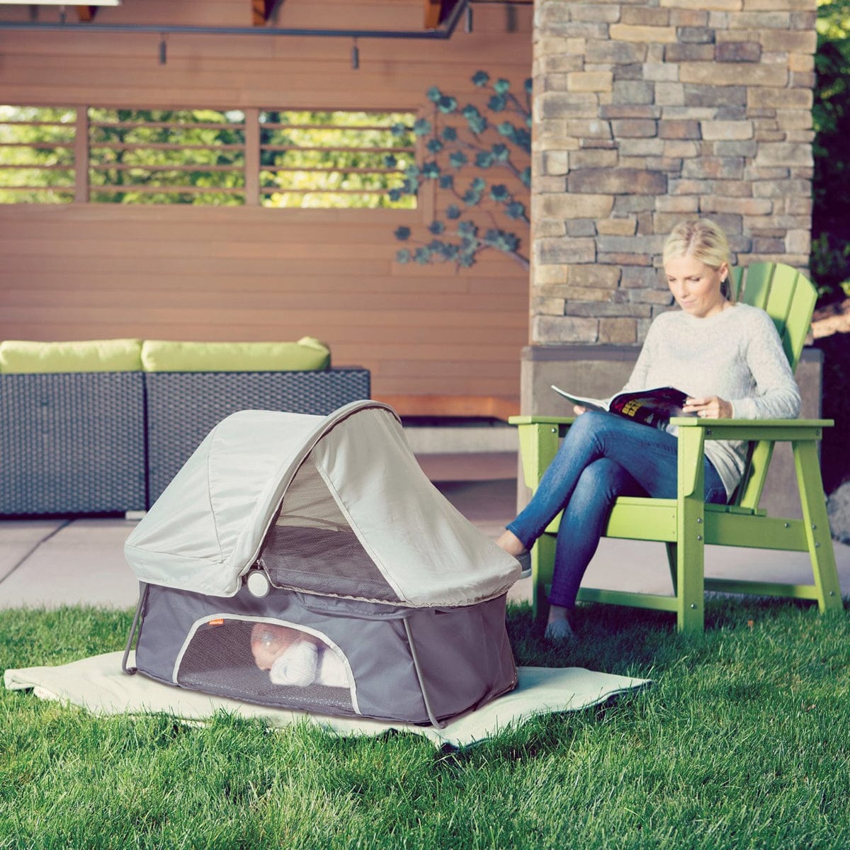 Diono Dreamliner Travel Bassinet - Grey - 71001-D