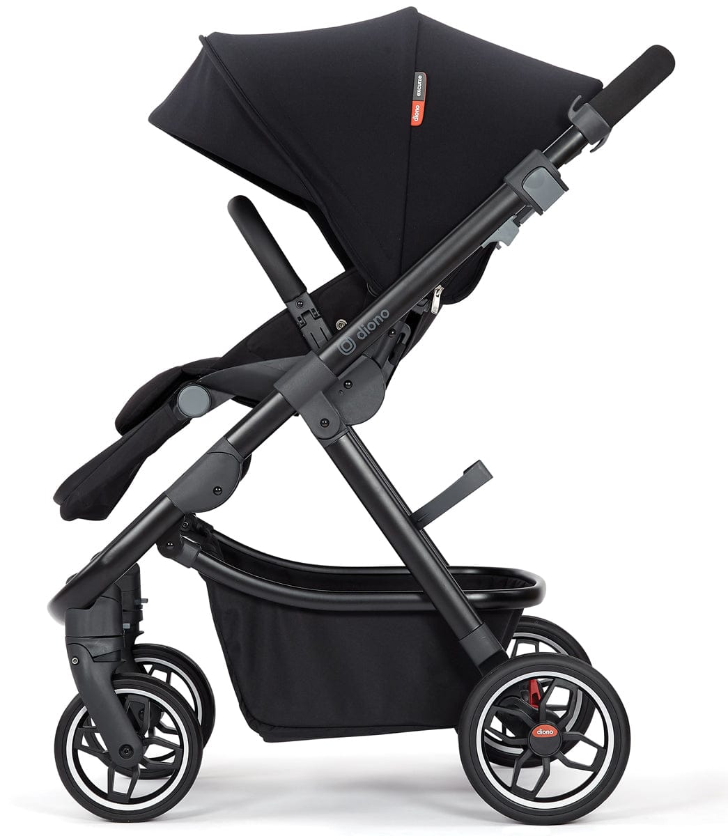 Diono Excurze Stroller & Carrycot - Black Midnight - 24002-22934