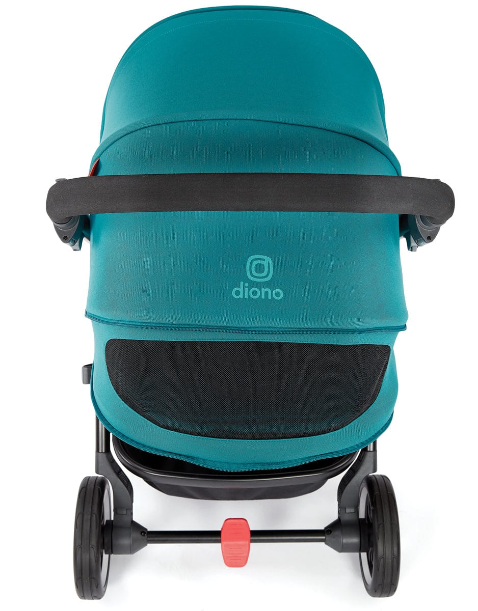 Diono Excurze Stroller & Carrycot - Blue Turquoise - 24003-22932