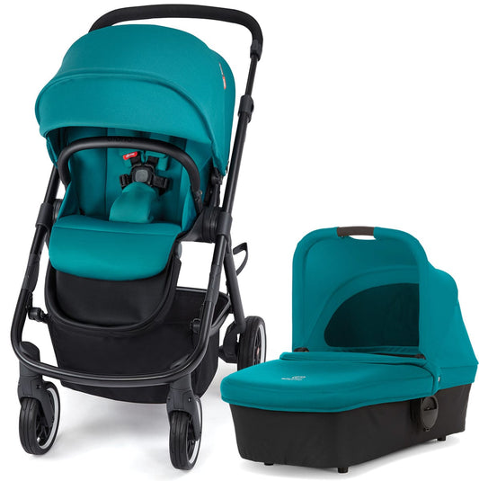 Diono Excurze Stroller & Carrycot - Blue Turquoise - 24003-22932