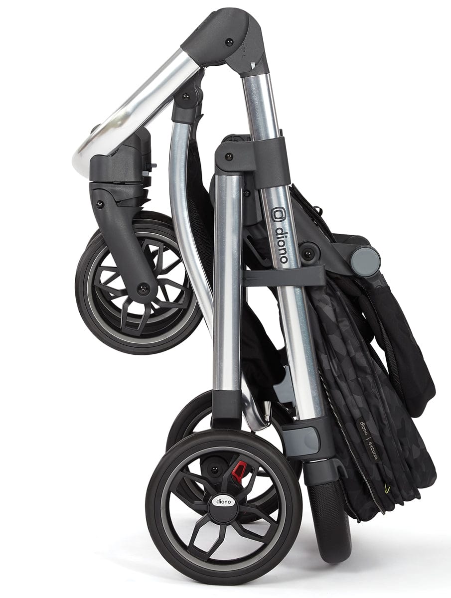 Diono Excurze Stroller & Carrycot - Luxe Black Camo - 22920-22930