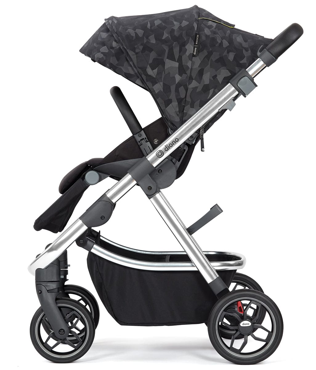 Diono Excurze Stroller & Carrycot - Luxe Black Camo - 22920-22930