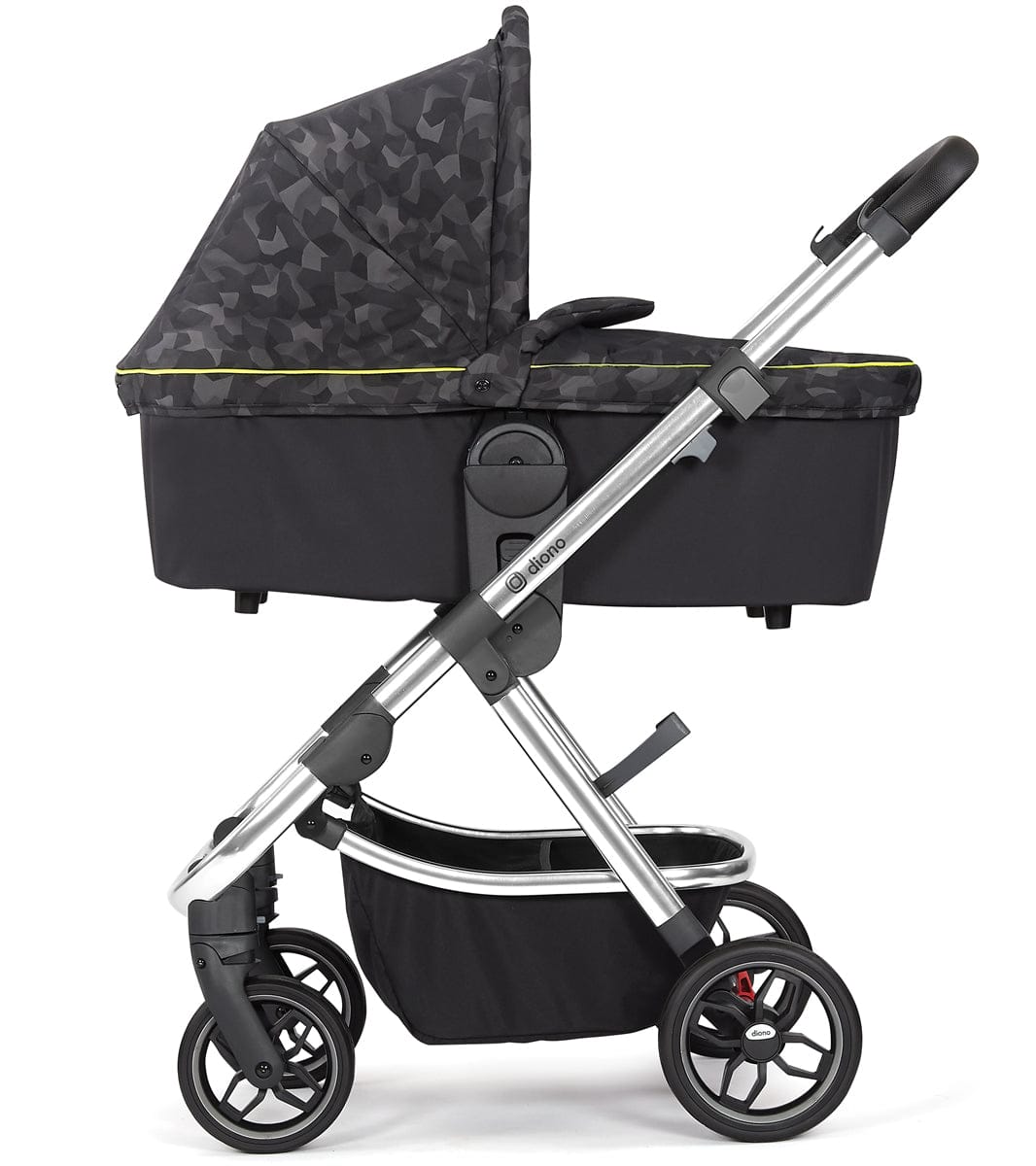 Diono Excurze Stroller & Carrycot - Luxe Black Camo - 22920-22930
