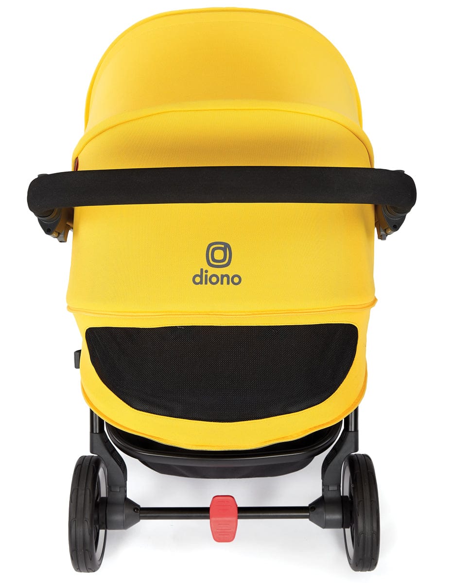 Diono Excurze Stroller & Carrycot - Yellow Sulphur - 24004-22933