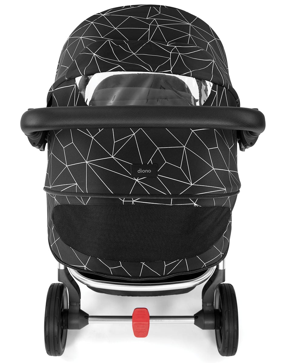 Diono Excurze Stroller - Luxe Black Platinum - 22921