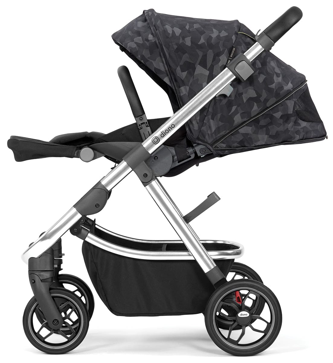 Diono Excurze Stroller - Luxe Black Platinum - 22921