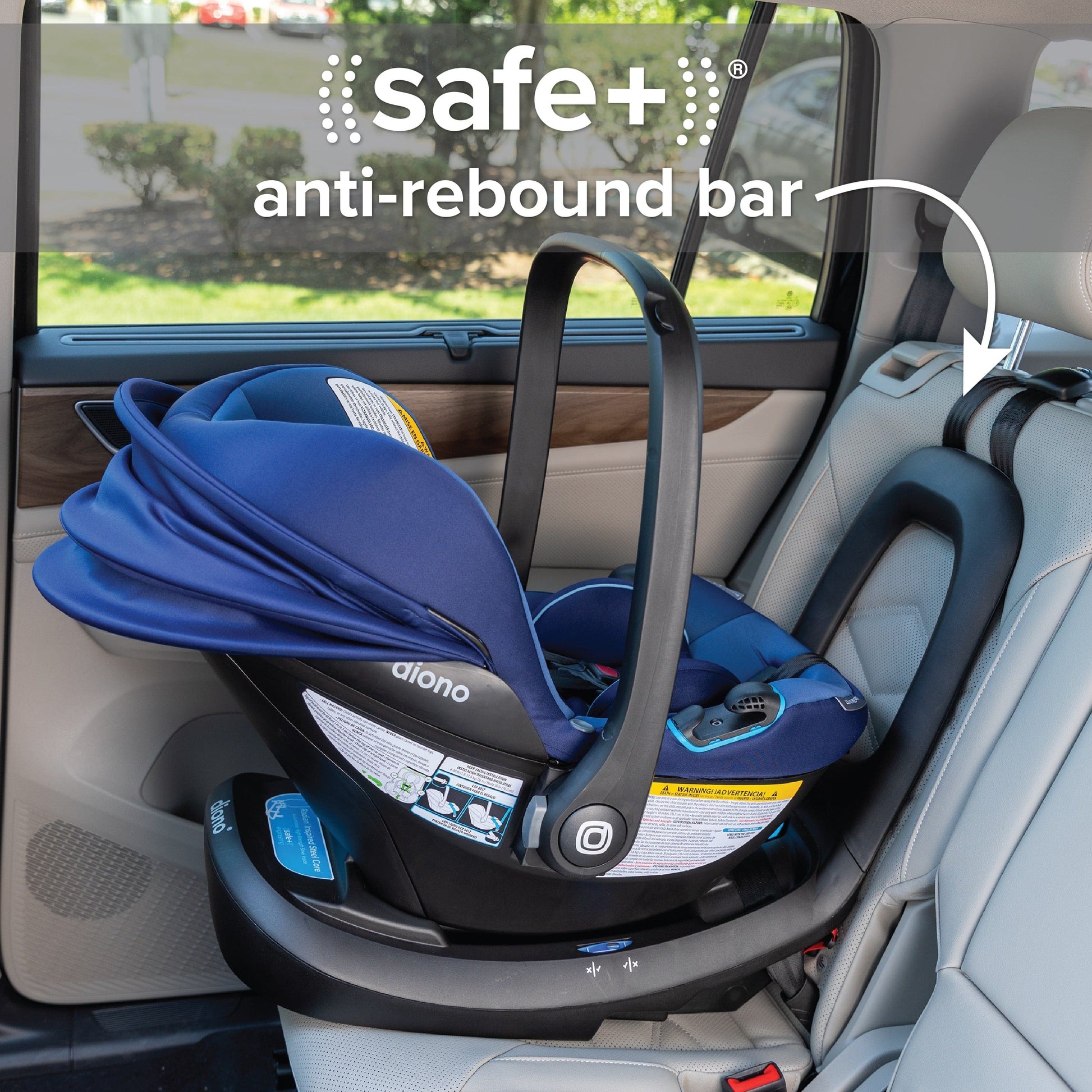 Diono LiteClik 30 RXT SafePlus Infant Car Seat and Base - Blue Surge - 56002-NA-01