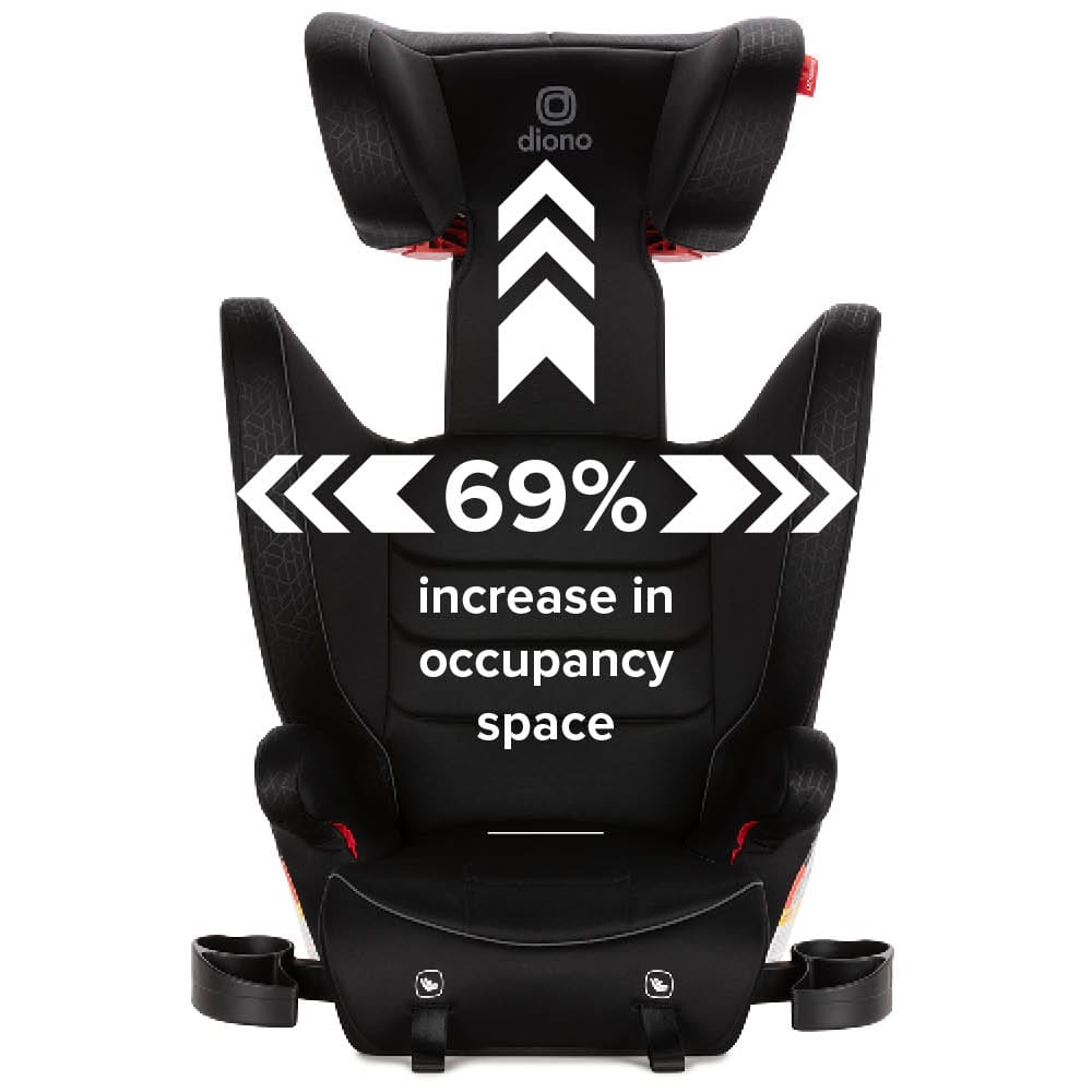 Diono Monterey 2XT Latch 2-in-1 Booster Car Seat - Black - 15610-DIONO