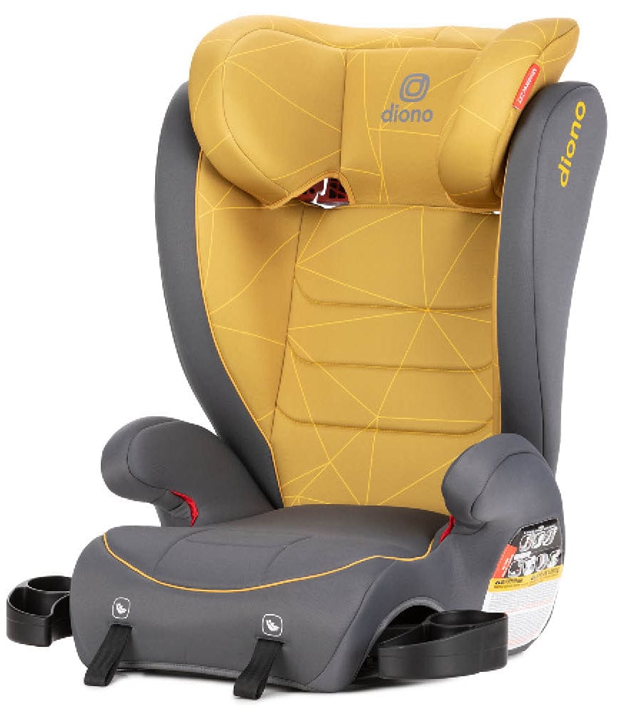 Diono Monterey 2XT Latch 2-in-1 Booster Car Seat - Yellow Sulphur - 15616-DIONO