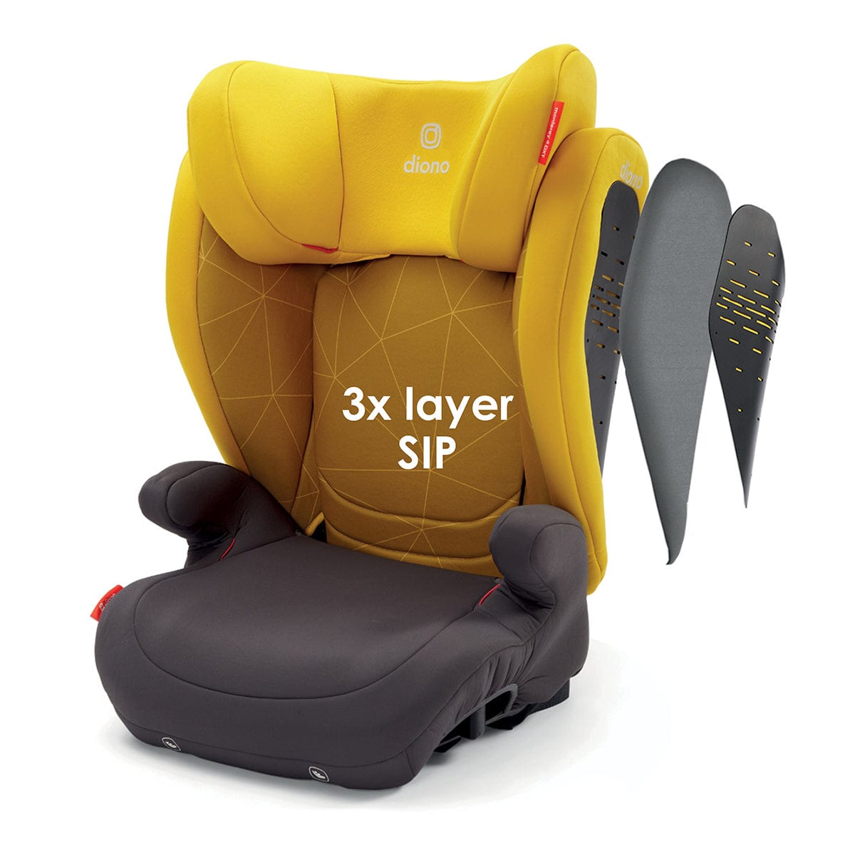 Diono Monterey 4DXT Latch 2-in-1 Booster Car Seat - Black - 10880-DIONO