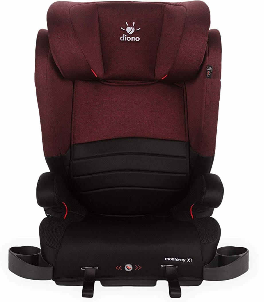 Diono Monterey XT High Back Belt Positioning Booster Car Seat - Red/Black - 10803