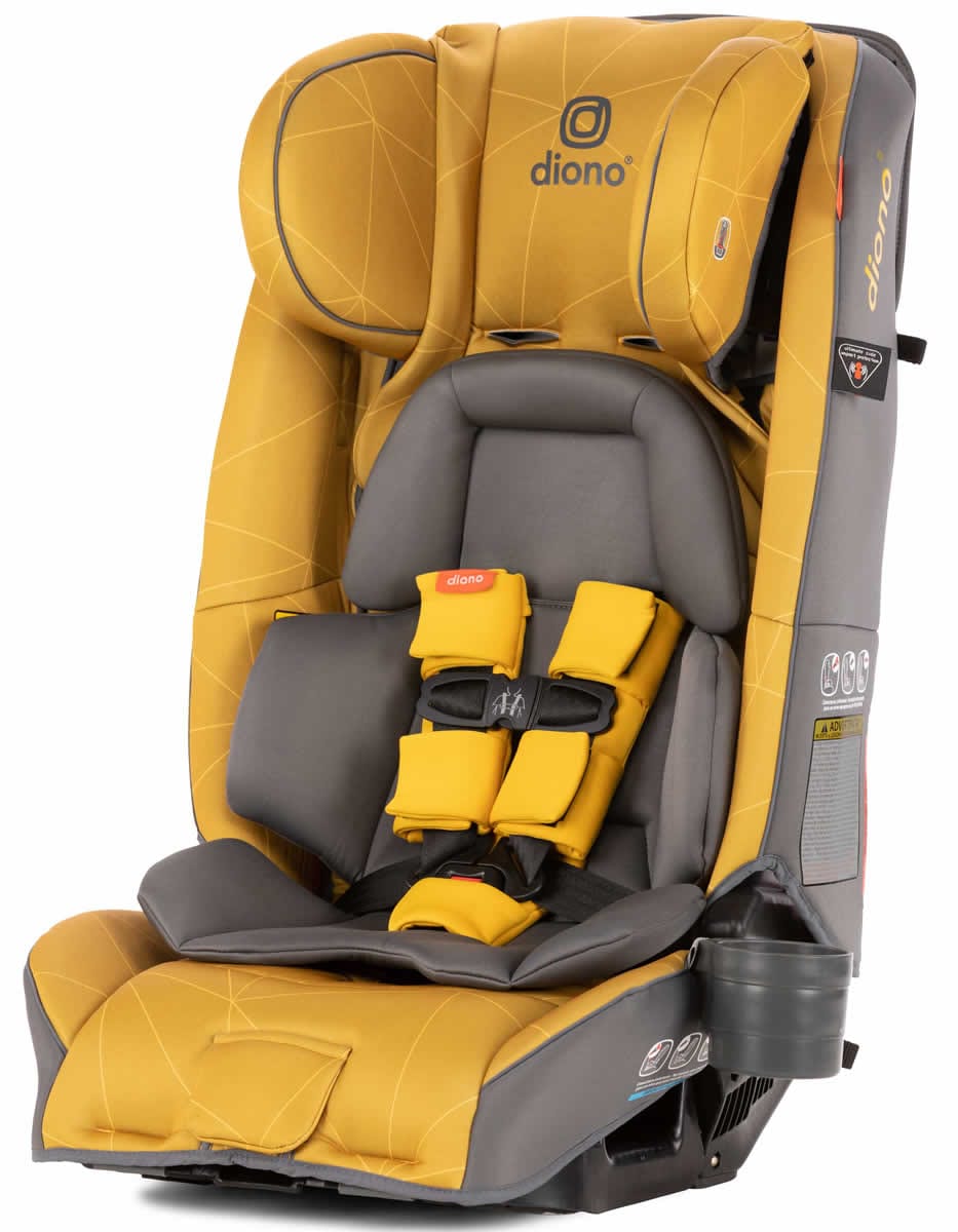 Diono Radian 3RXT All-in-One Convertible Car Seat 2019 Yellow Sulphur