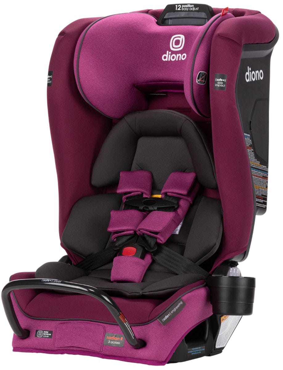 Diono Radian 3 RXT Safe+ Narrow All-in-One Convertible Car Seat - Purple Plum - 50105-DIONO