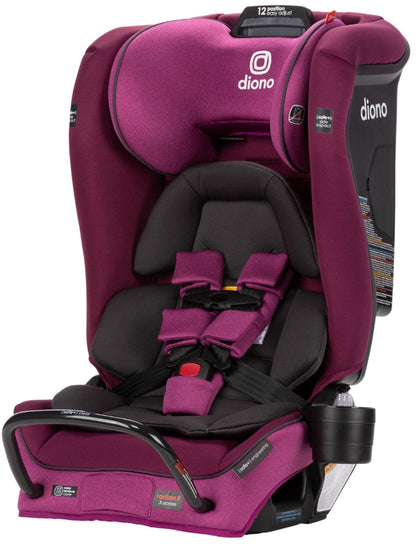 Diono Radian 3 RXT Safe+ Narrow All-in-One Convertible Car Seat - Purple Plum - 50105-DIONO