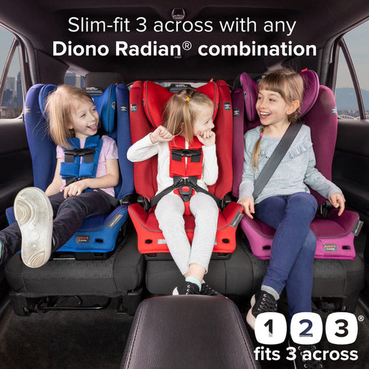 Diono Radian 3 RXT Safe+ Narrow All-in-One Convertible Car Seat - Purple Plum - 50105-DIONO
