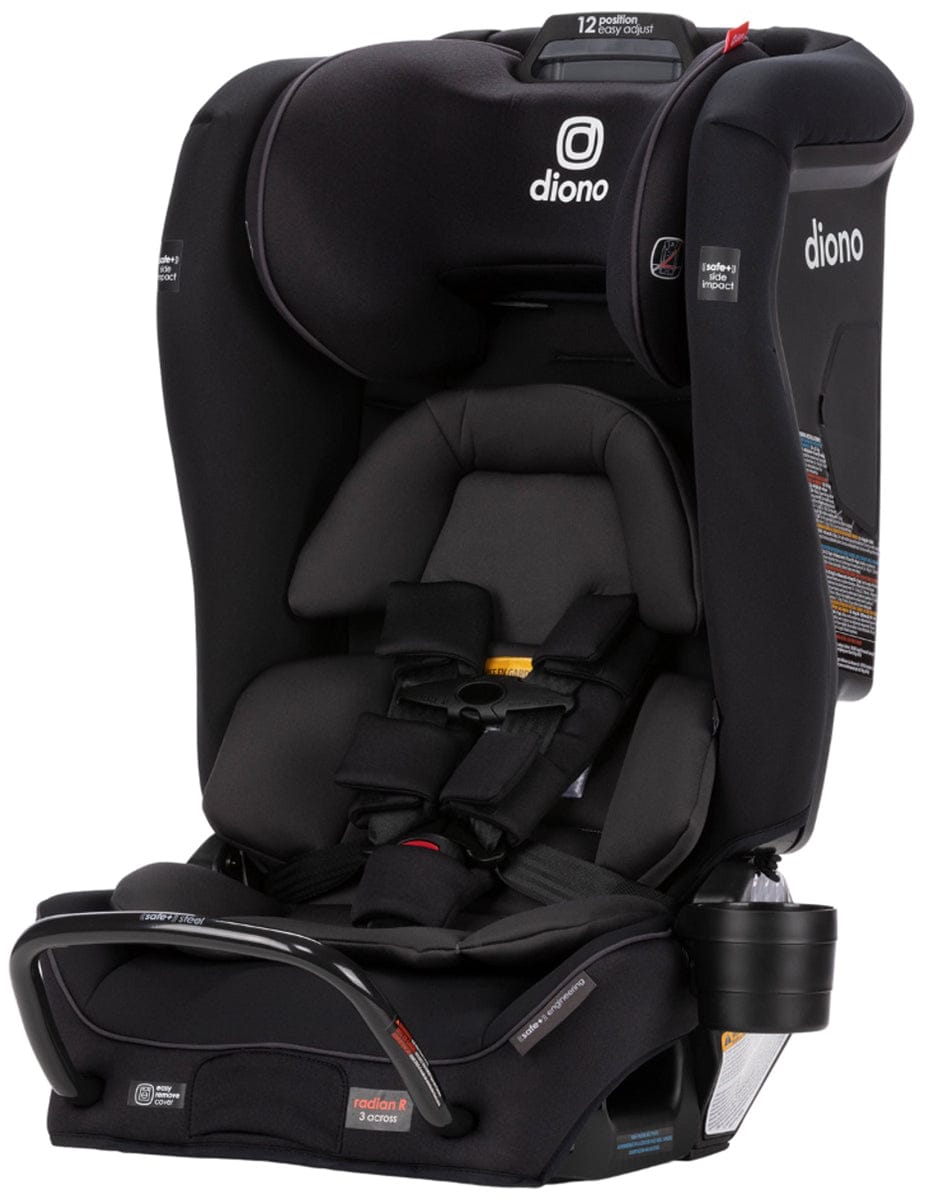 Diono Radian 3 RXT Safe+ Narrow All-in-One Convertible Car Seat - Black Jet - 50100-DIONO