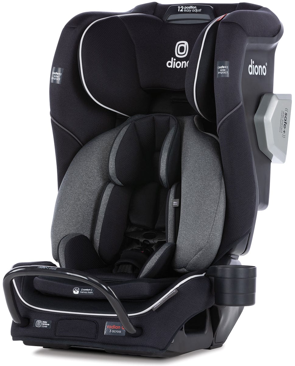 Diono Radian 3QXT Narrow All-in-One Convertible Car Seat - Black Jet