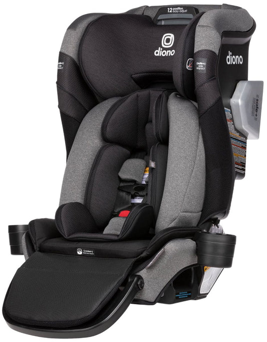 Diono Radian 3QXT+ FirstClass SafePlus Narrow All-in-One Convertible Car Seat - Black Jet - 53000-DIONO