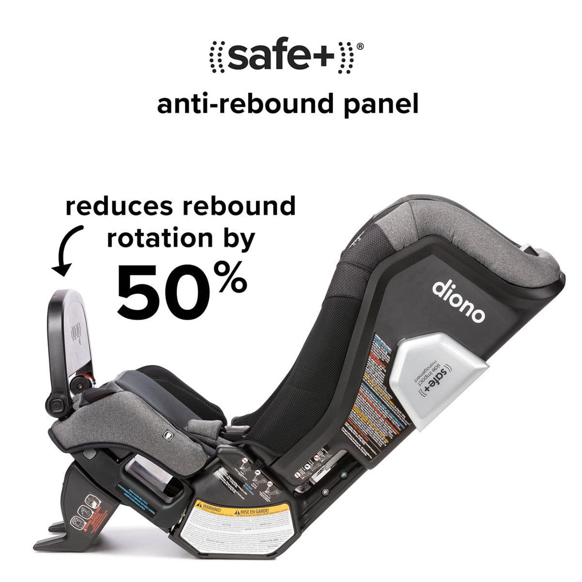Diono Radian 3QXT+ FirstClass SafePlus Narrow All-in-One Convertible Car Seat - Black Jet - 53000-DIONO
